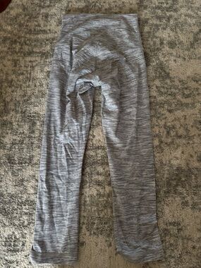 lululemon athletica Light Gray Space-Dye Leggings